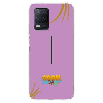 Picasee silikonový průhledný obal pro Realme 8 5G - COONDA růžovka