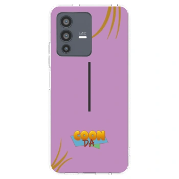 Picasee silikonový průhledný obal pro Vivo V23 5G - COONDA růžovka