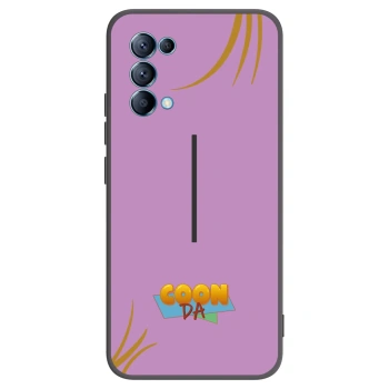 Picasee silikonový černý obal pro OPPO Reno 5 5G - COONDA růžovka