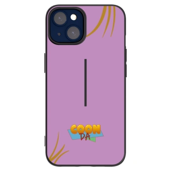 Picasee silikonový černý obal pro Apple iPhone 14 - COONDA růžovka