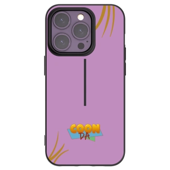 Picasee silikonový černý obal pro Apple iPhone 14 Pro - COONDA růžovka