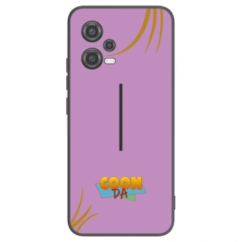 Picasee silikonový černý obal pro Xiaomi Poco X5 - COONDA růžovka
