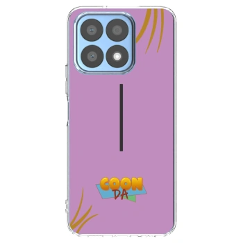 Picasee silikonový průhledný obal pro Honor X8a - COONDA růžovka