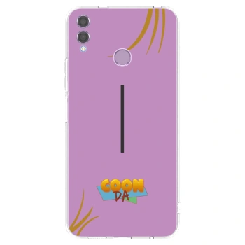 Picasee silikonový průhledný obal pro Honor 8X - COONDA růžovka
