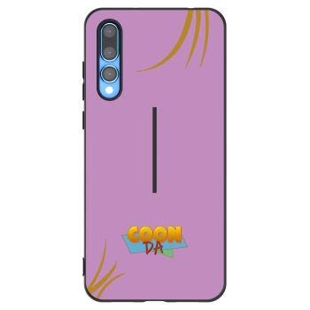 Picasee silikonový černý obal pro Huawei P20 Pro - COONDA růžovka