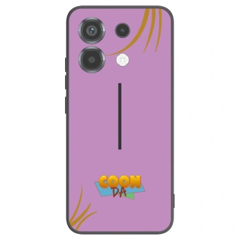 Picasee silikonový černý obal pro Xiaomi Poco X6 - COONDA růžovka