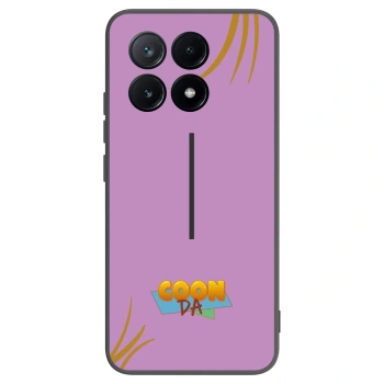Picasee silikonový černý obal pro Xiaomi Poco X6 Pro - COONDA růžovka