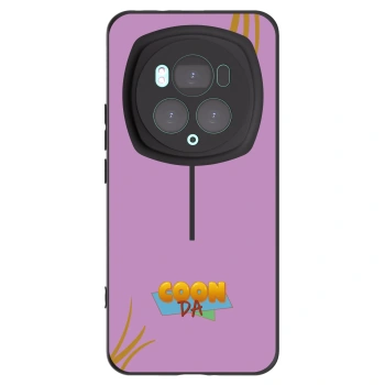 Picasee silikonový černý obal pro Honor Magic6 Pro - COONDA růžovka