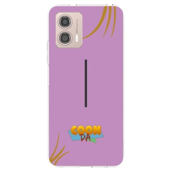 Picasee silikonový průhledný obal pro Motorola Moto G53 5G - COONDA růžovka