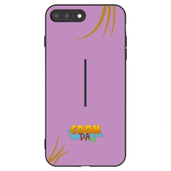 Picasee silikonový černý obal pro Apple iPhone 7 Plus - COONDA růžovka