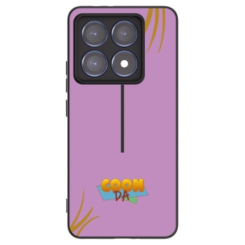 Picasee silikonový černý obal pro Xiaomi 14T Pro - COONDA růžovka