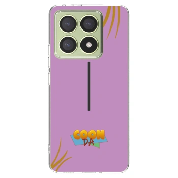 Picasee silikonový průhledný obal pro Xiaomi 14T - COONDA růžovka