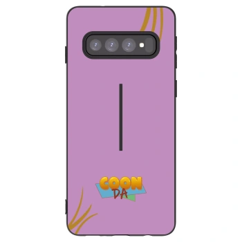 Picasee silikonový černý obal pro Samsung Galaxy S10 G973 - COONDA růžovka