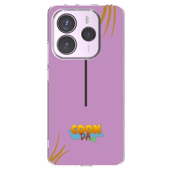 Picasee silikonový průhledný obal pro Xiaomi Redmi Note 14 5G - COONDA růžovka