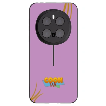Picasee silikonový černý obal pro Honor Magic7 Pro 5G - COONDA růžovka