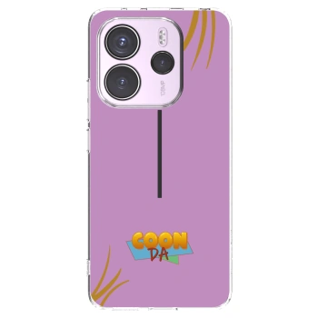 Picasee silikonový průhledný obal pro Xiaomi Redmi Note 14 4G - COONDA růžovka