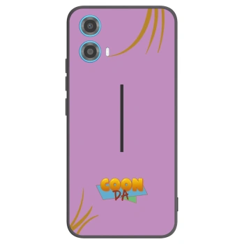 Picasee silikonový černý obal pro Motorola Moto G34 5G - COONDA růžovka