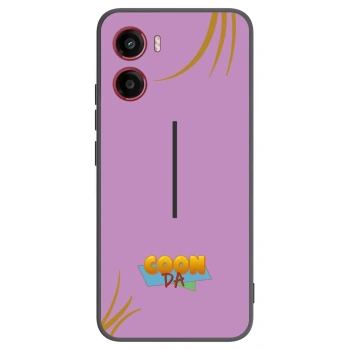 Picasee silikonový černý obal pro Motorola Moto G05 - COONDA růžovka