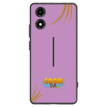 Picasee silikonový černý obal pro Motorola Moto E14 - COONDA růžovka