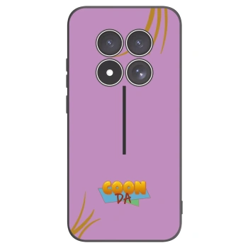 Picasee silikonový černý obal pro Xiaomi Redmi Note 15 Pro 4G - COONDA růžovka