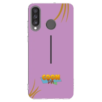 Picasee silikonový průhledný obal pro Huawei P30 Lite - COONDA růžovka