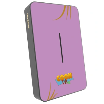 Picasee Powerbanka s MagSafe 10 000 mAh Šedá - COONDA růžovka