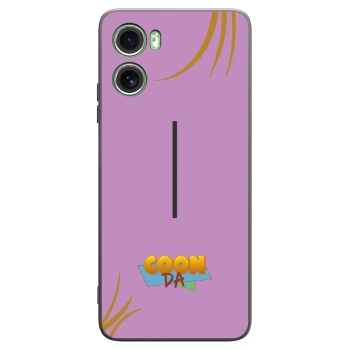 Picasee silikonový černý obal pro Motorola Moto G06 - COONDA růžovka