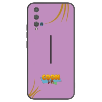 Picasee silikonový černý obal pro Huawei Nova 5T - COONDA růžovka