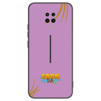 Picasee silikonový černý obal pro Xiaomi Redmi Note 9 Pro - COONDA růžovka