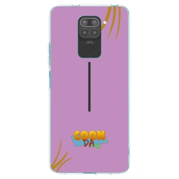 Picasee silikonový černý obal pro Xiaomi Redmi Note 9 - COONDA růžovka