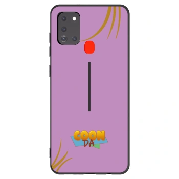 Picasee silikonový černý obal pro Samsung Galaxy A21s - COONDA růžovka