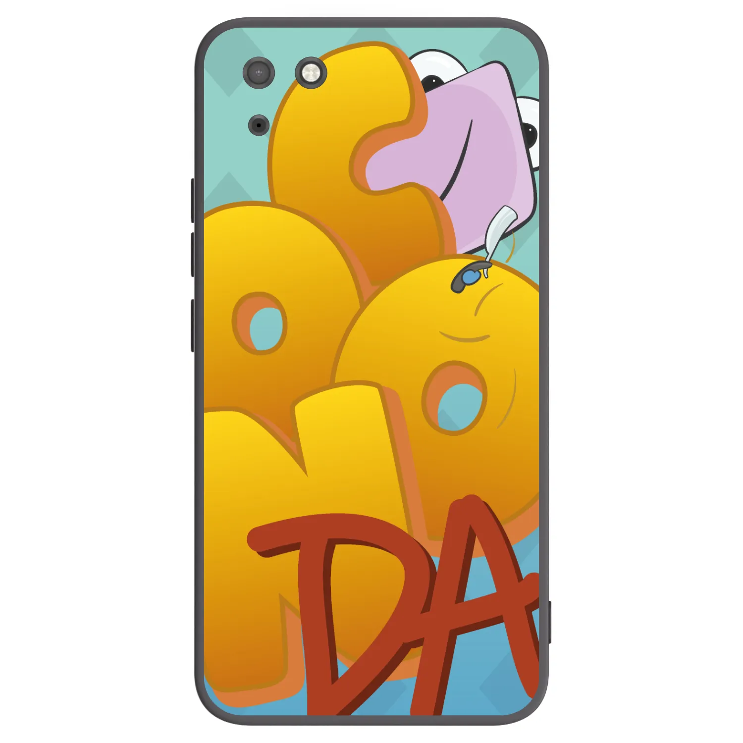 Picasee silikonový černý obal pro Huawei Y5P - Obří COONDA