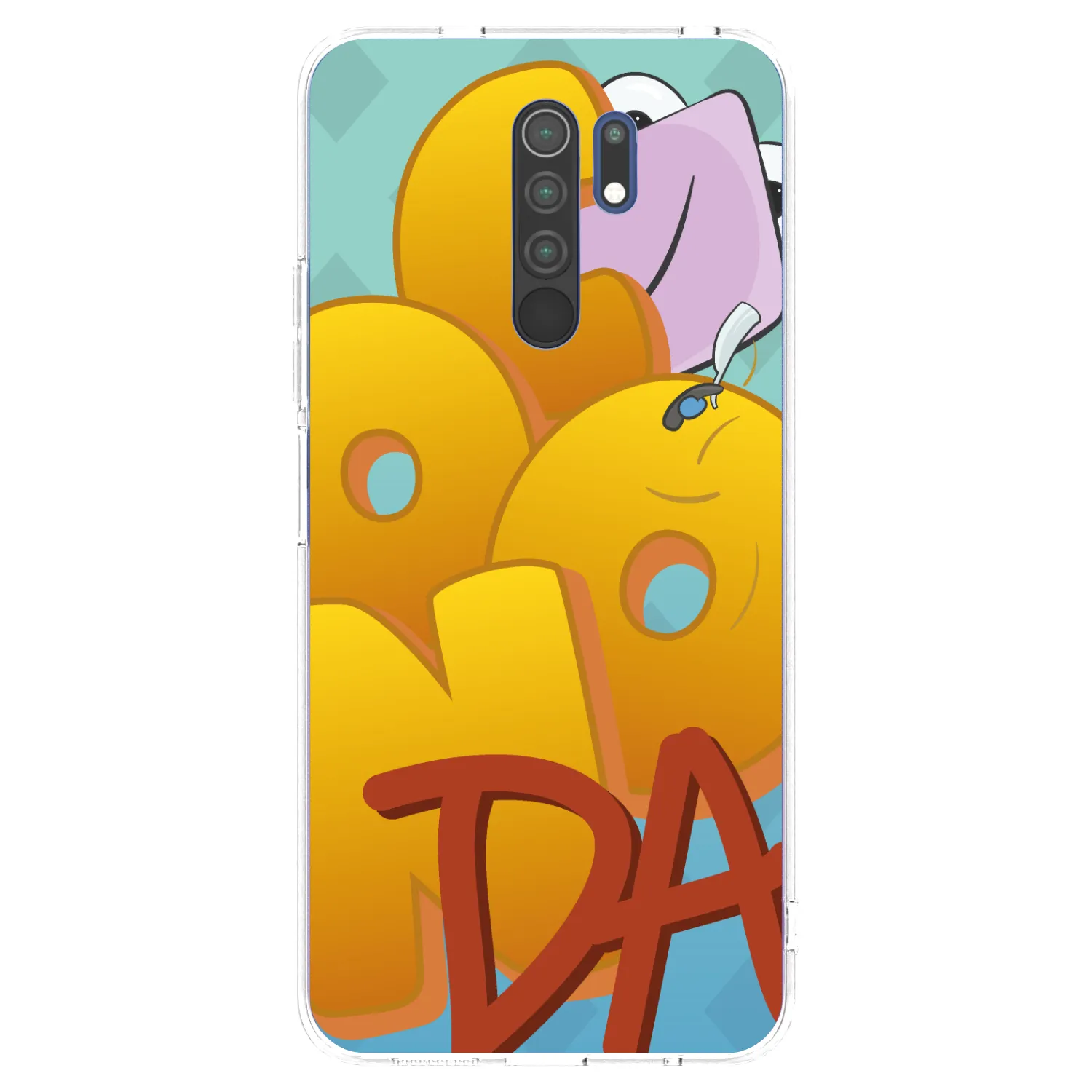 Picasee silikonový průhledný obal pro Xiaomi Redmi 9 - Obří COONDA