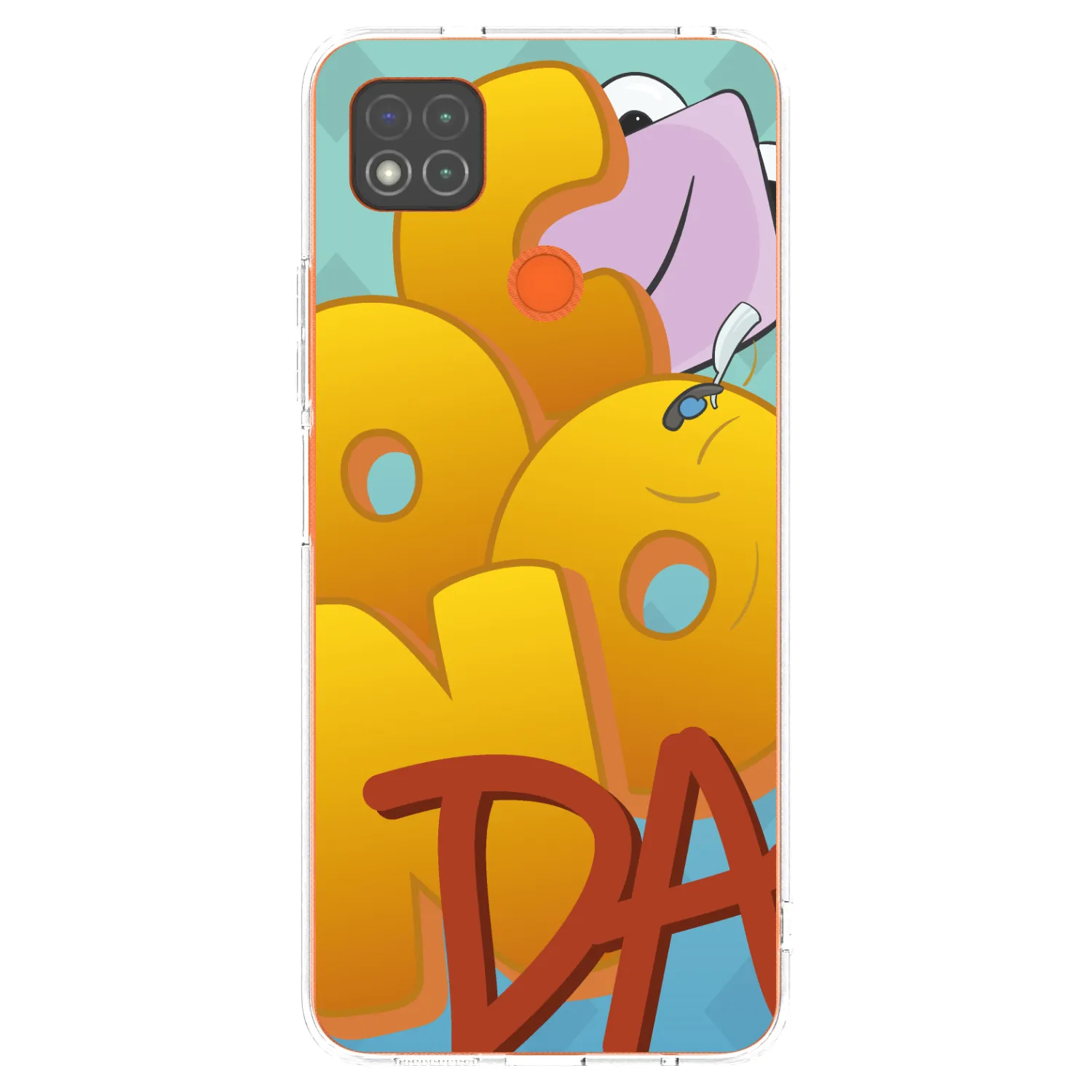 Picasee silikonový průhledný obal pro Xiaomi Redmi 9C - Obří COONDA