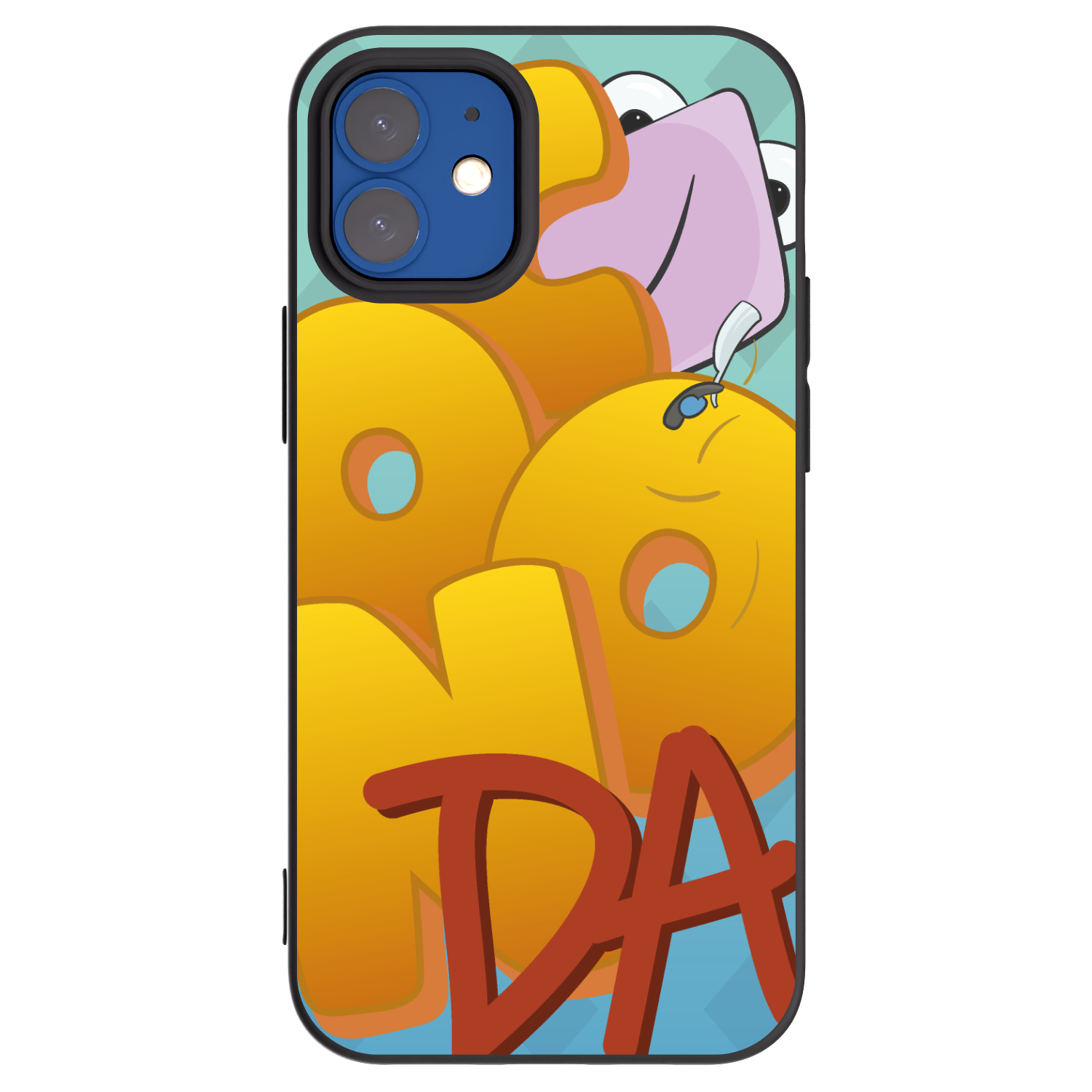 Picasee silikonový černý obal pro Apple iPhone 12 mini - Obří COONDA