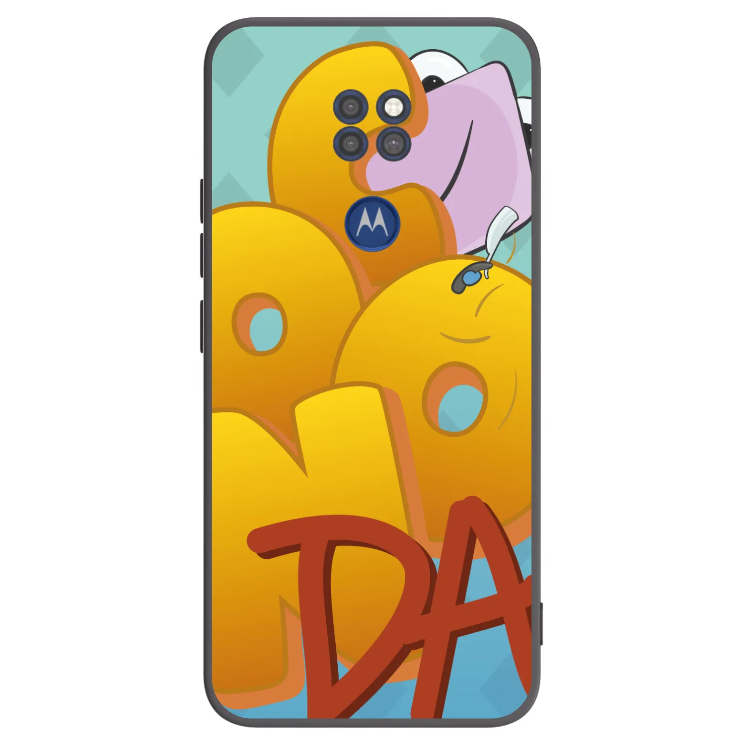 Picasee silikonový černý obal pro Motorola Moto G9 Play - Obří COONDA