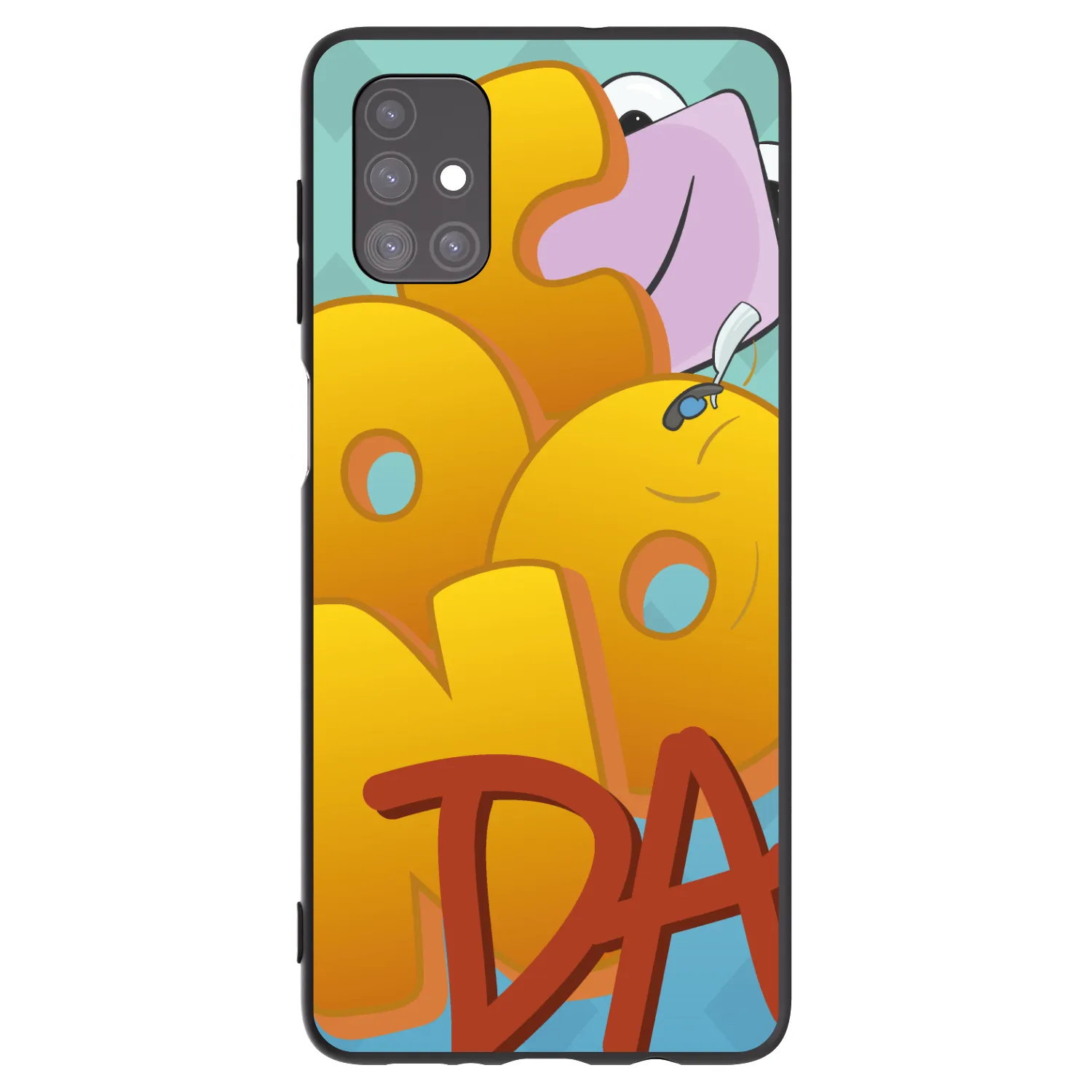 Picasee silikonový černý obal pro Samsung Galaxy M51 M515F - Obří COONDA