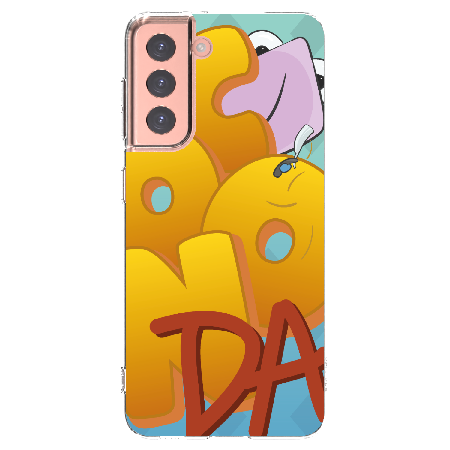 Picasee silikonový průhledný obal pro Samsung Galaxy S21 5G G991B - Obří COONDA