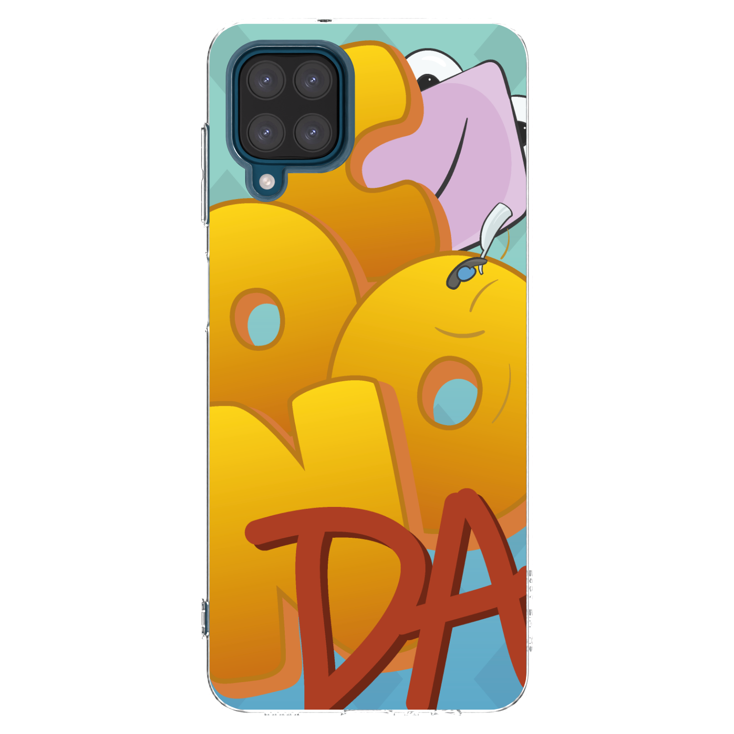 Picasee silikonový průhledný obal pro Samsung Galaxy A12 A125F - Obří COONDA