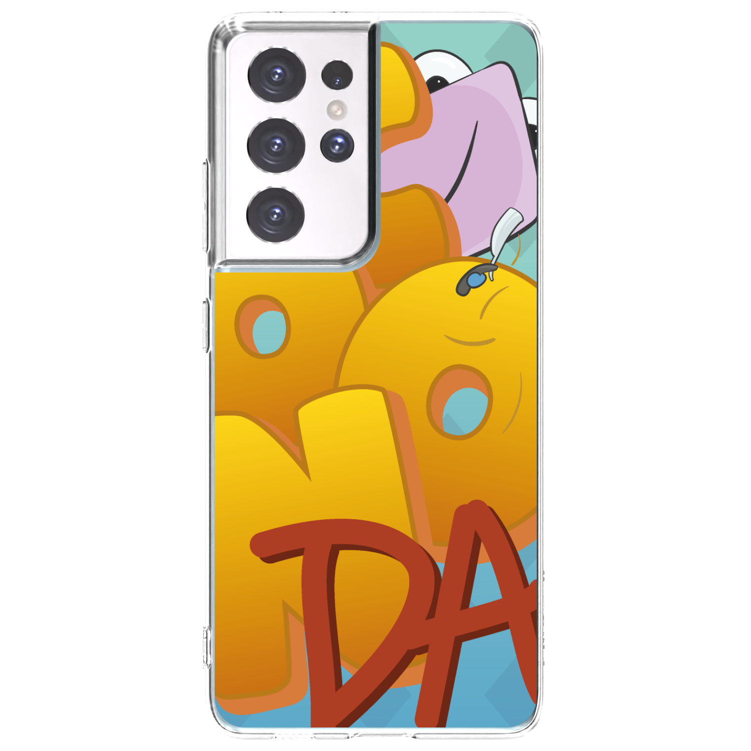 Picasee silikonový průhledný obal pro Samsung Galaxy S21 Ultra 5G G998B - Obří COONDA