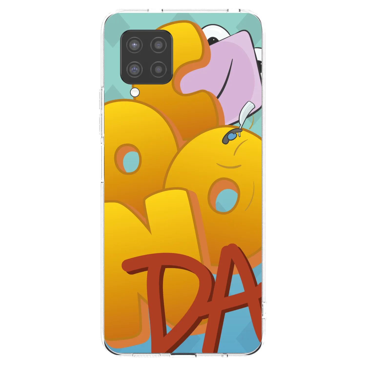 Picasee silikonový průhledný obal pro Samsung Galaxy A42 A426B - Obří COONDA