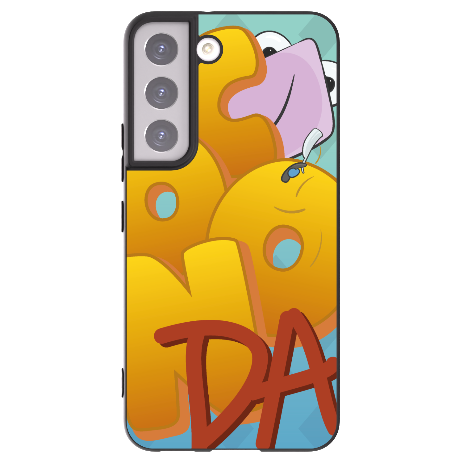 Picasee silikonový černý obal pro Samsung Galaxy S22 5G - Obří COONDA
