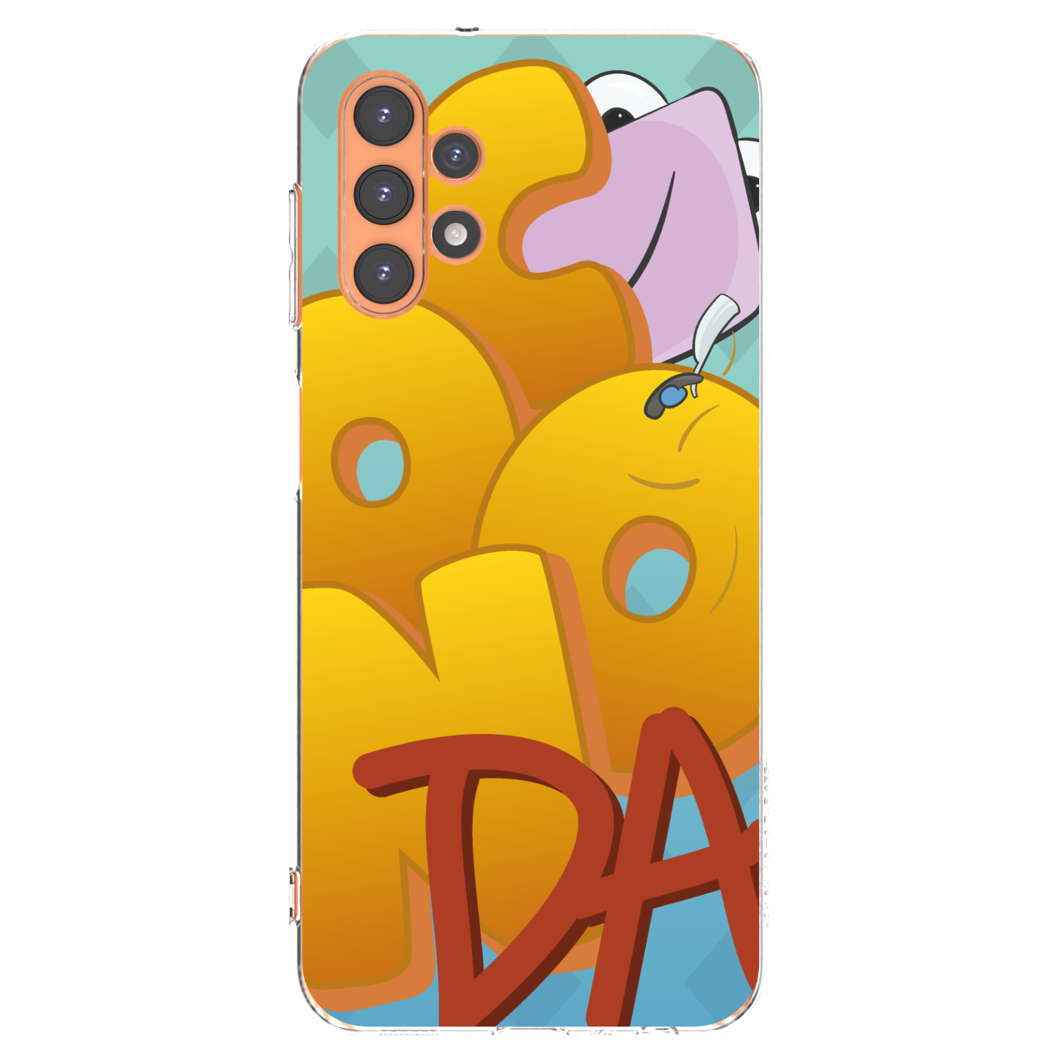 Picasee silikonový průhledný obal pro Samsung Galaxy A13 4G A135 - Obří COONDA