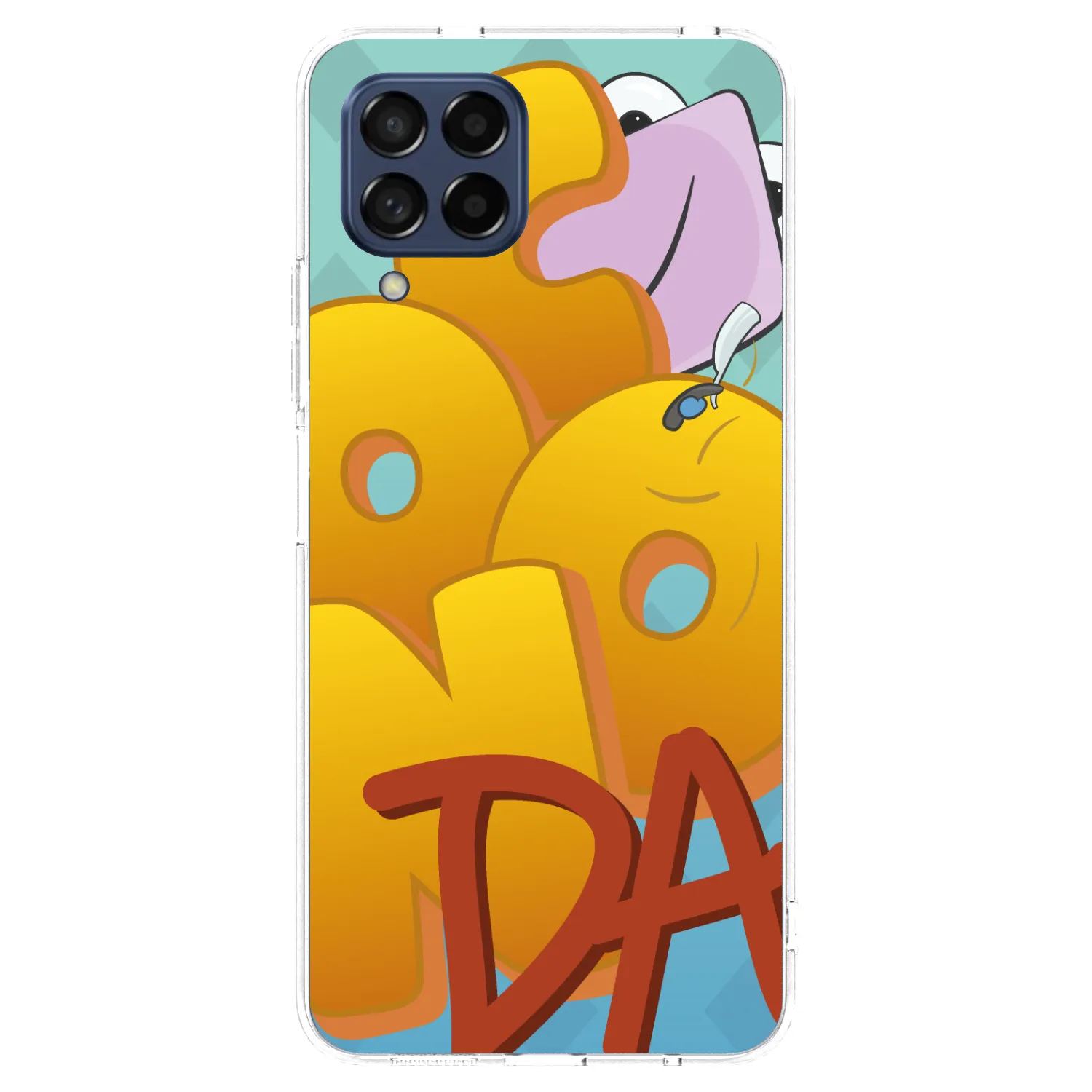 Picasee silikonový průhledný obal pro Samsung Galaxy M53 5G - Obří COONDA
