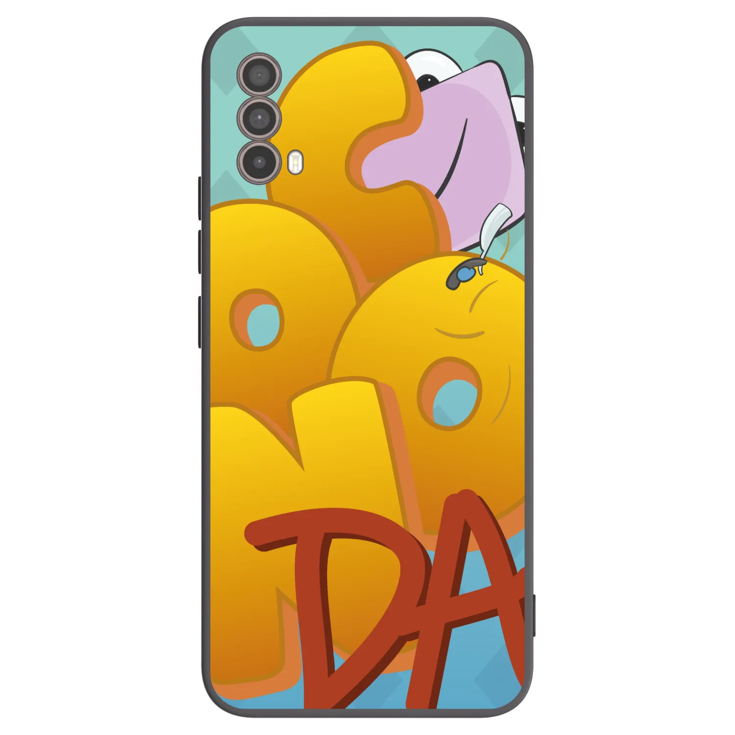 Picasee silikonový černý obal pro Motorola Moto E40 - Obří COONDA