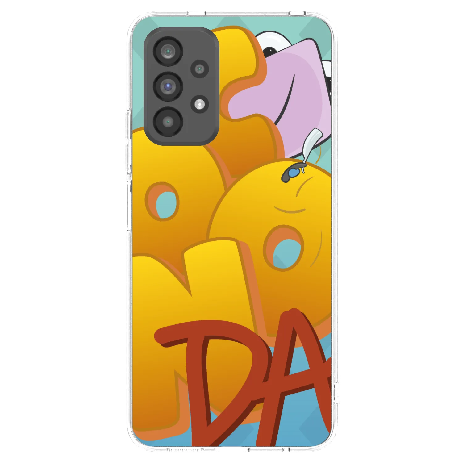 Picasee silikonový průhledný obal pro Samsung Galaxy A73 5G - Obří COONDA