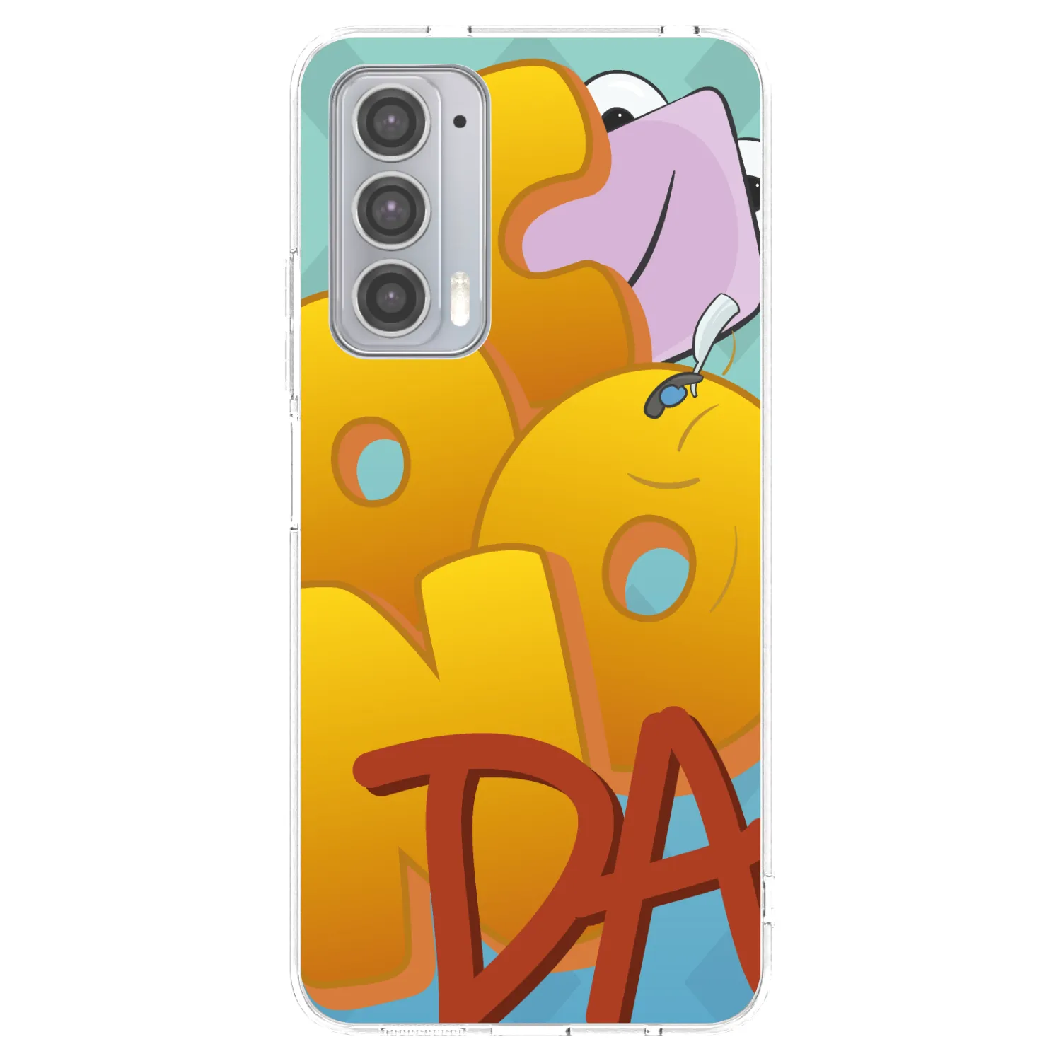 Picasee silikonový průhledný obal pro Motorola Edge 20 - Obří COONDA