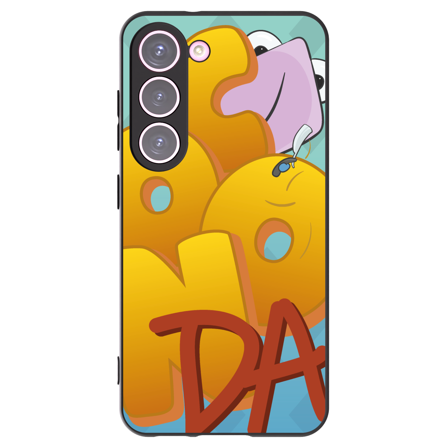 Picasee silikonový černý obal pro Samsung Galaxy S23 5G - Obří COONDA