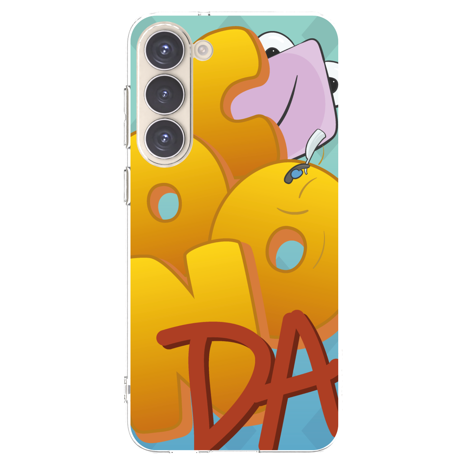 Picasee silikonový průhledný obal pro Samsung Galaxy S23+ 5G - Obří COONDA