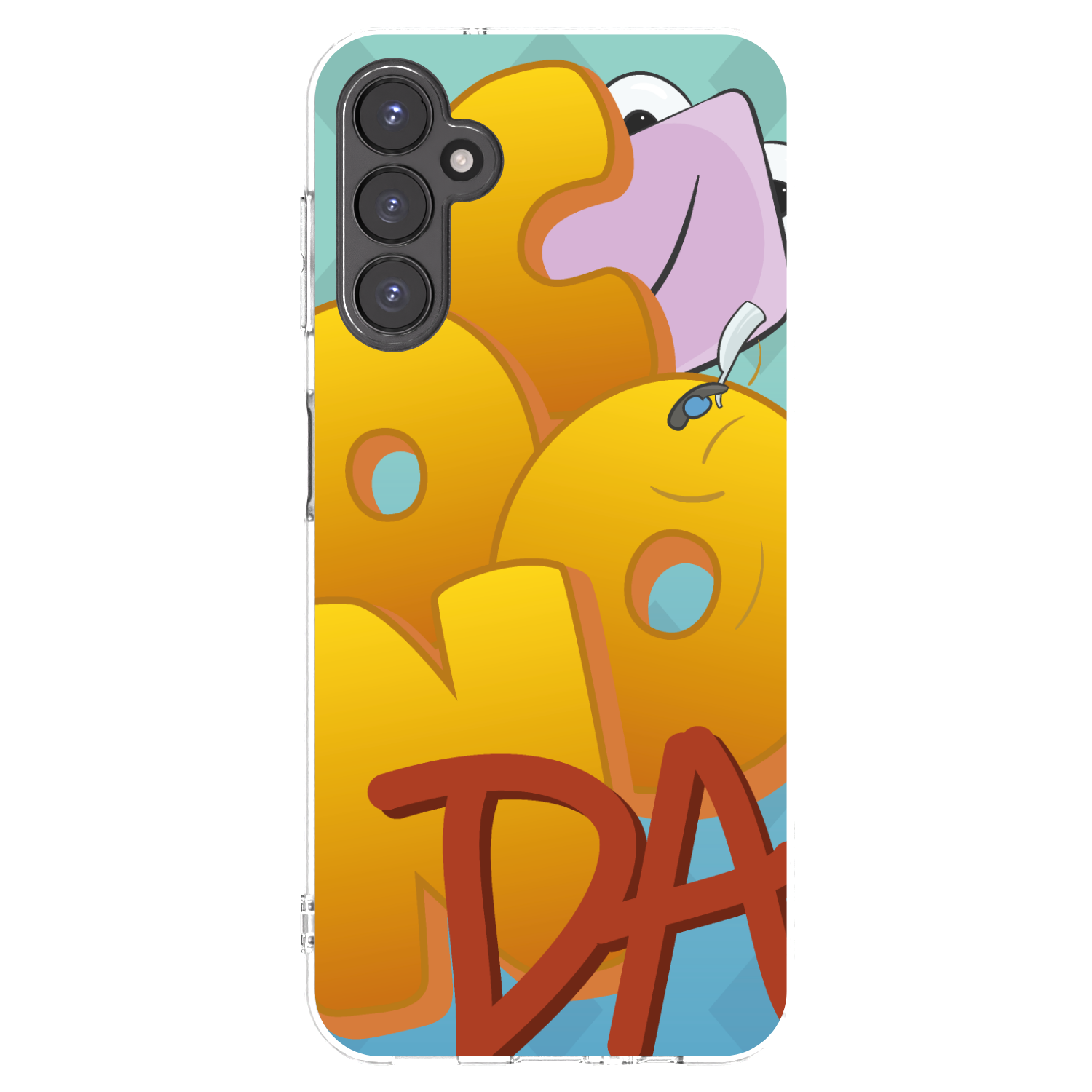 Picasee silikonový průhledný obal pro Samsung Galaxy A14 4G A145R - Obří COONDA